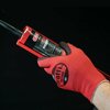 Traffi TG1360 LXT Cut A1 Ultrafine X-Dura PU Glove, Size 11 TG1360-RD-11